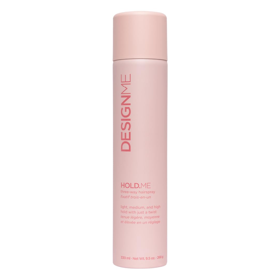 Design.ME Hold.ME Three-Way Hairspray | Flexible Hold Hairspray, 9.5 oz