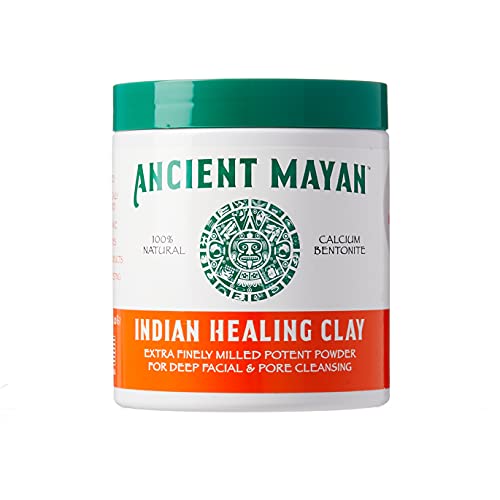 Kiss Ancient Mayan Indian Healing Clay, 100% Natural, For Deep Facial and Pore Cleansing, Deep Hair Conditioning (16 oz.)