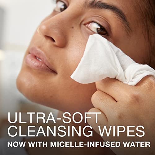 Neutrogena Makeup Remover Facial Cleansing Towelettes, Daily Face Wipes to Remove Dirt, Oil, Makeup & Waterproof Mascara, Gentle, Alcohol-Free, 25 ct