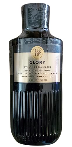 Bath & Body Works Mens Glory 3-in-1 Hair, Face & Body Wash 10 Ounce