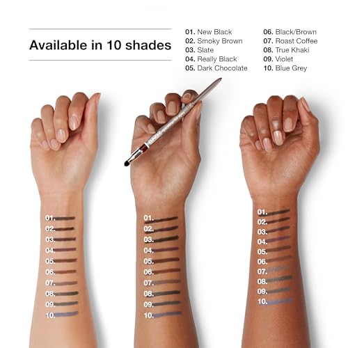 Clinique Quickliner For Eyes | Water Resistant, Smudge Resistant + Safe For Sensitive Eyes, True Khaki, 1 Count