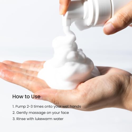 BIODANCE Soothing Barrier Cleansing Foam, Micro Bubble Foam, Gentle & Mild Face Cleanser | 4.06 fl.oz, 120ml