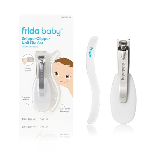 Frida Baby NailFrida The SnipperClipper Set, Baby Nail Clippers & Nail Filer, Baby Essential Nail Kit for Newborns and Up