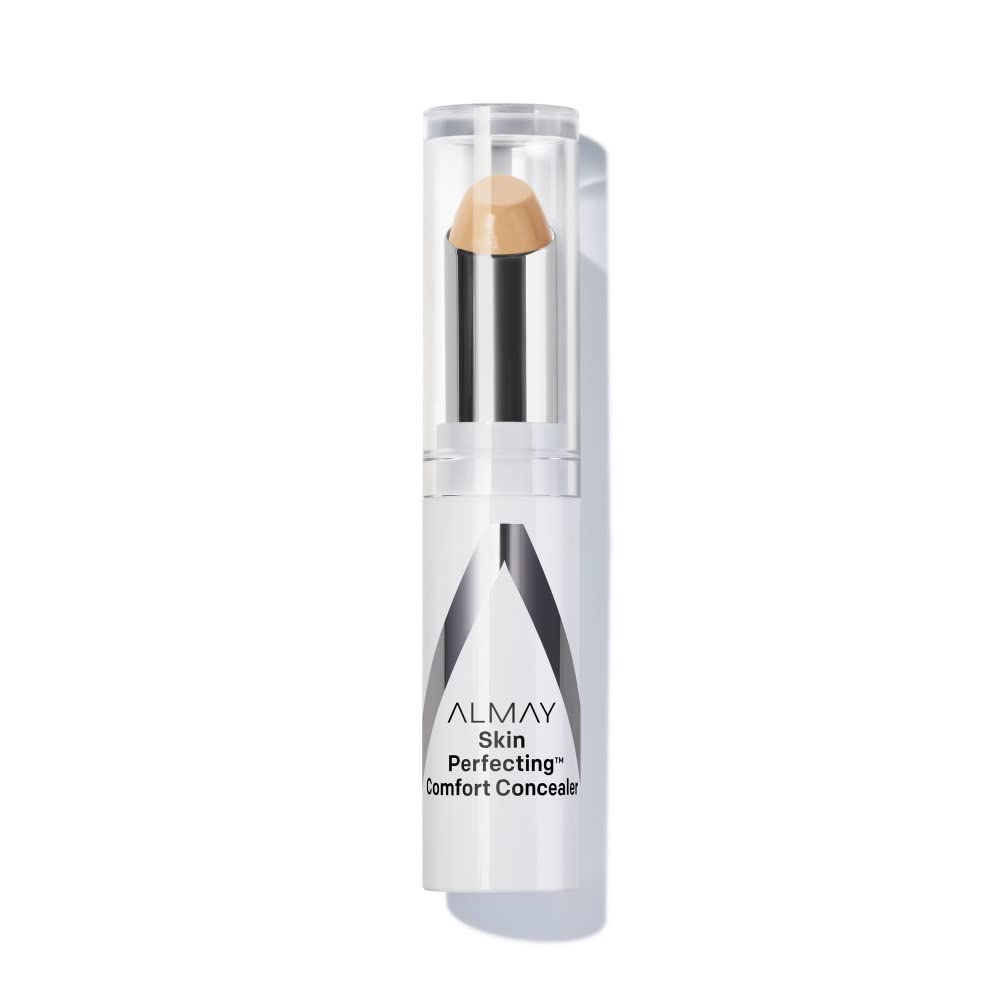 Almay Skin Perfecting Comfort Concealer, Hypoallergenic, Cruelty Free, -Fragrance Free, Dermatologist Tested, Medium/Tan