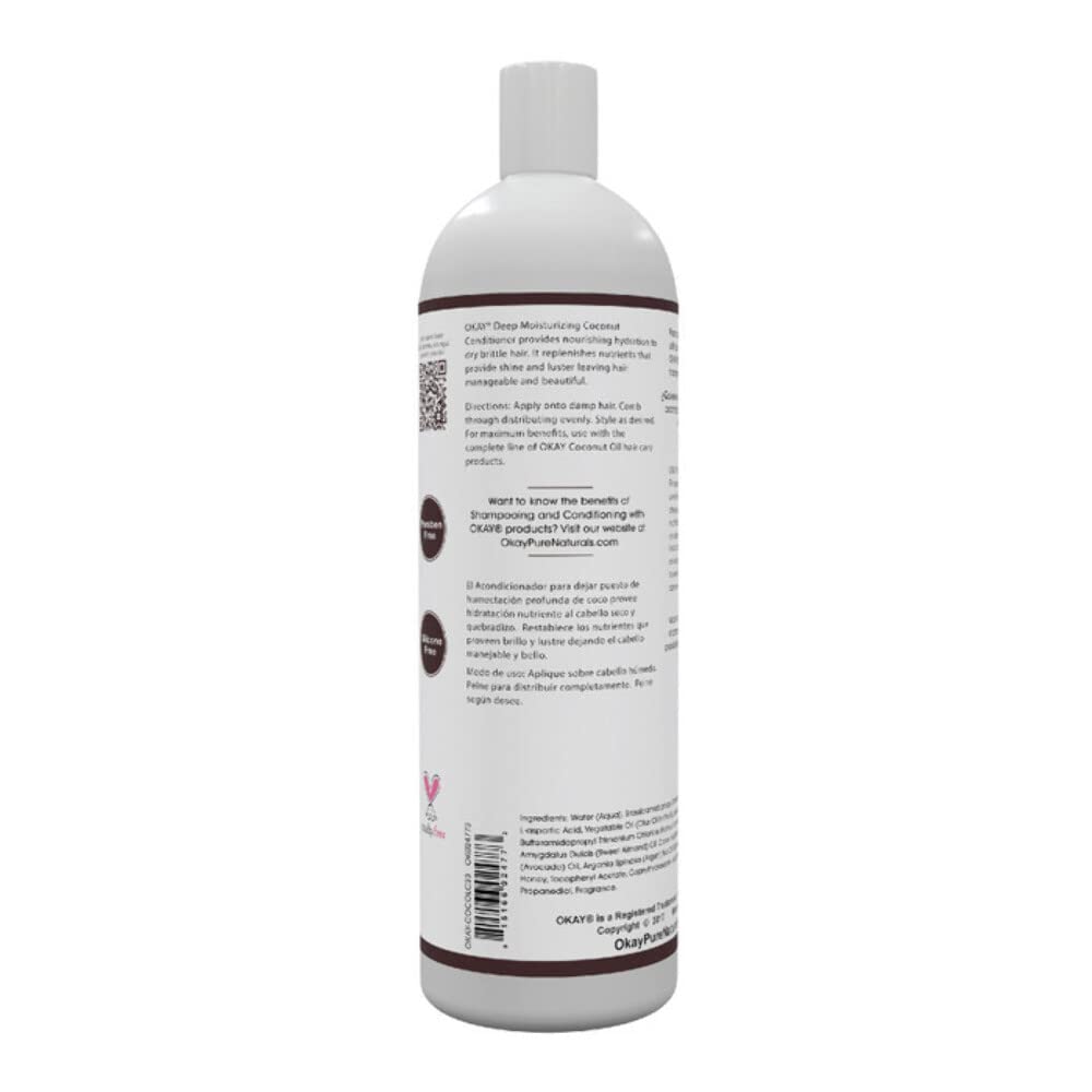 Okay Coconut Oil Deep Moisturizing Leave In Conditioner 33 Ounce