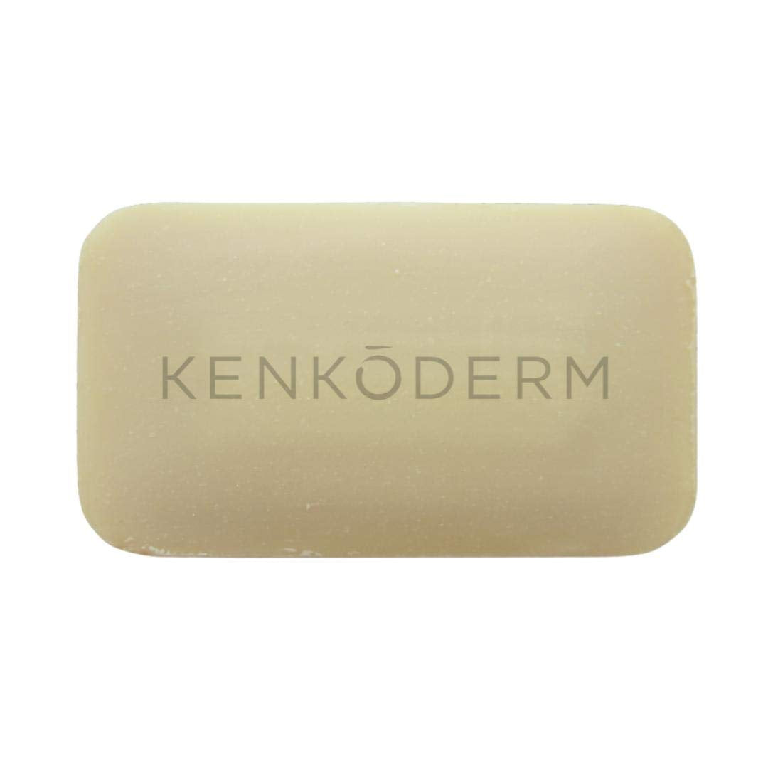 Kenkoderm Psoriasis Mineral Salt Soap with Argan Oil & Shea Butter, 4.25 oz, 1 Bar, Dermatologist Developed Skin Care for Soothing & Moisturizing Psoriasis, Eczema & Rosacea, Fragrance & Color Free