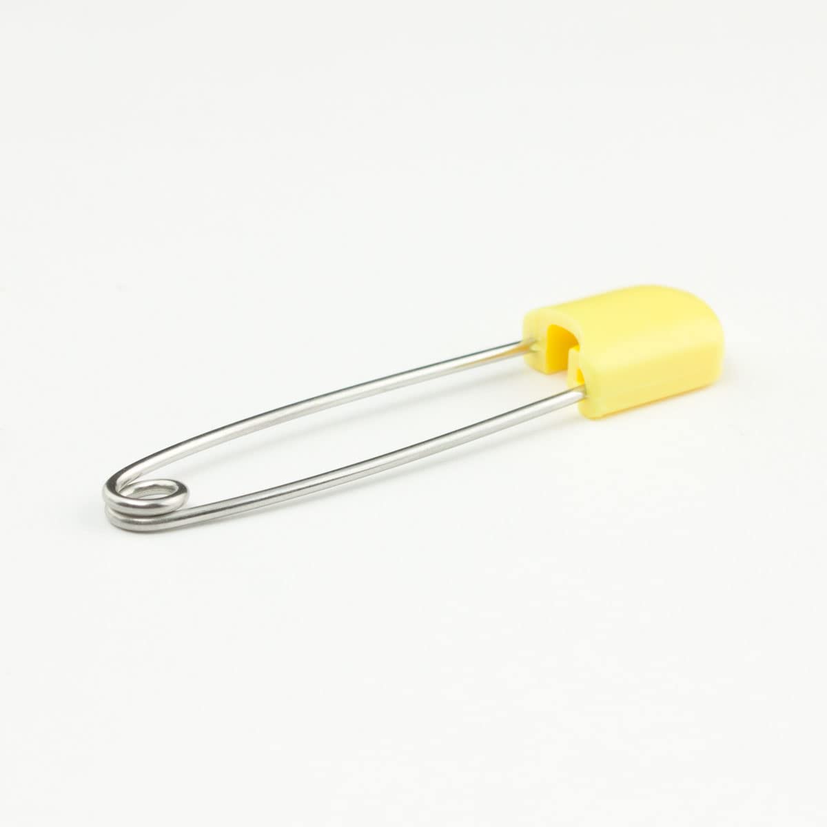OsoCozy Diaper Pins - {Yellow} - Sturdy, Stainless Steel Diaper Pins with Safe Locking Closures - Use for Special Events, Crafts or Colorful Laundry Pins , 2.875 Inch x 0.25 Inch x 0.5 Inch
