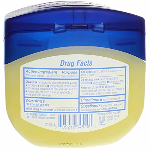 Vaseline 100% Pure Petroleum Jelly 13 oz (Pack of 6)