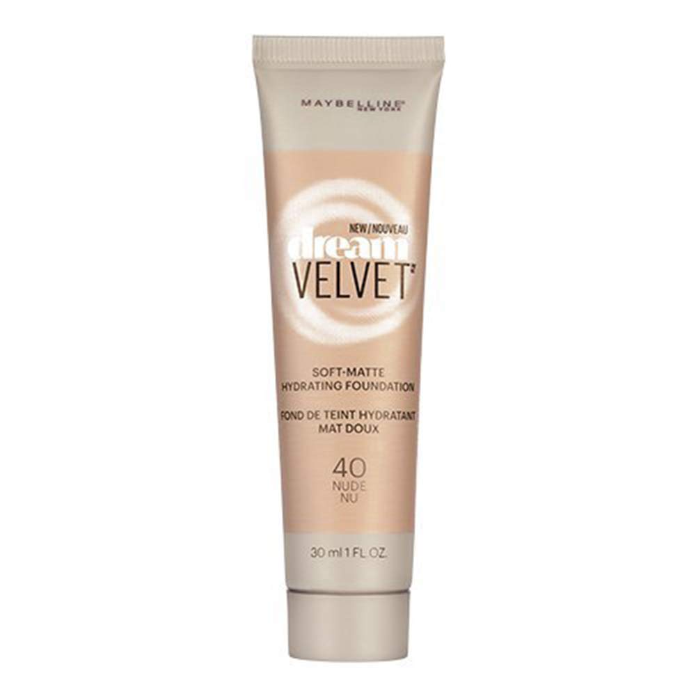 Maybelline Dream Velvet Soft-Matte Hydrating Foundation, Nude, 1 fl. oz.