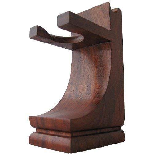 GBS Brush and Razor stands (Mahogany finish Brush and Razor)