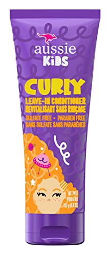 Aussie Kids Curly Hair Conditioner, Leave-In, 6.8 Ounce (Pack of 3), 20.4 Fl Oz