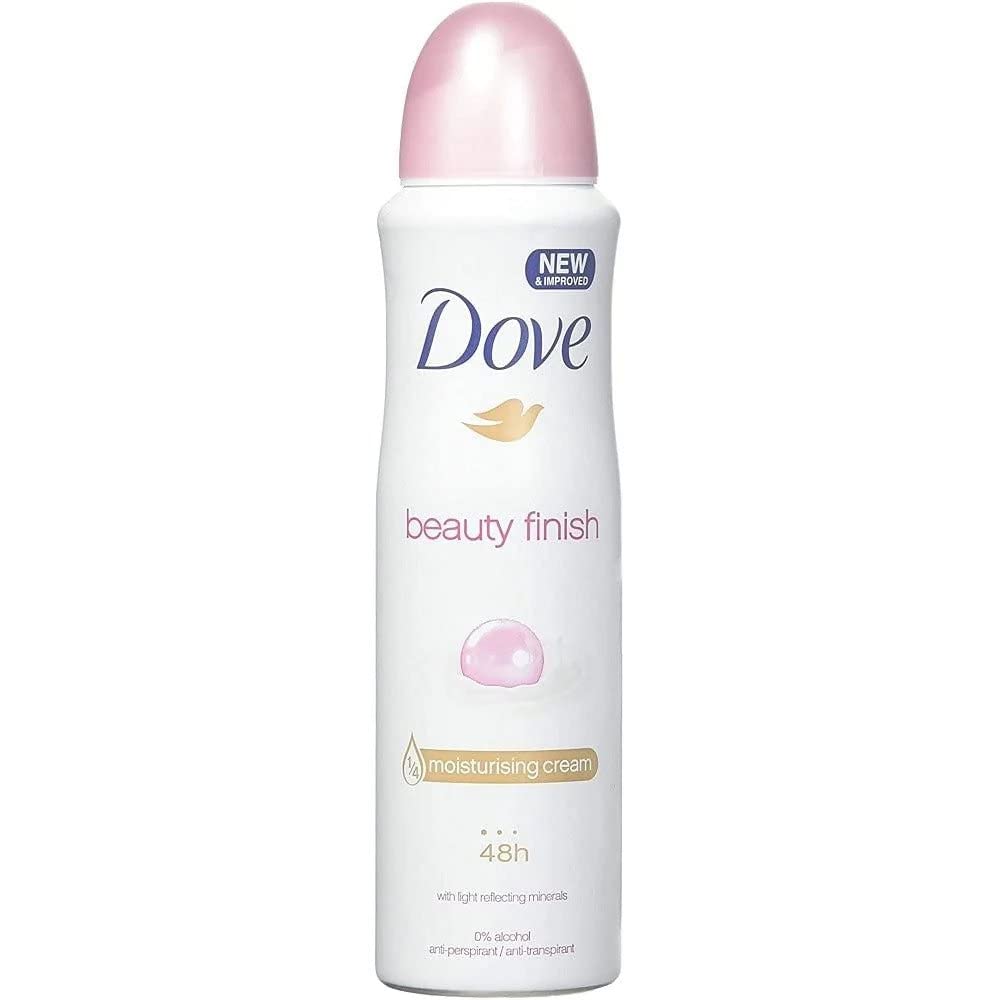 Dove Antiperspirant Spray, International Version, 150 ml (Pack of 10)