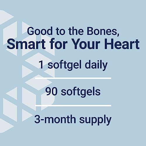 Life Extension Super K, vitamin K1, vitamin K2 mk-7, vitamin K2 mk-4, vitamin C, bone/heart/arterial health, 3-month supply, Gluten-Free, 1 Daily, Non-GMO, 90 softgels