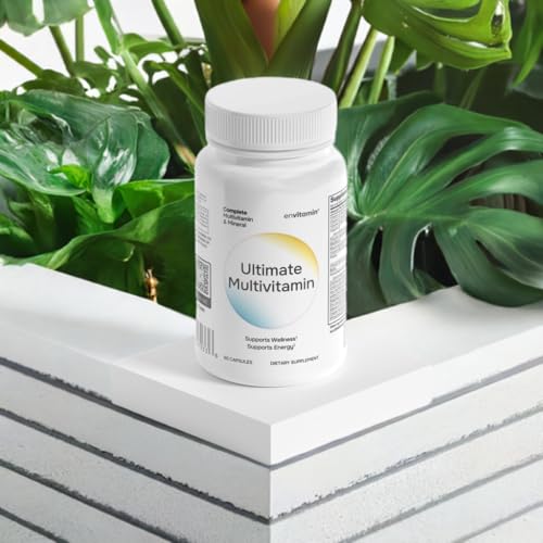 envitamin Ultimate Multivitamin Multimineral and Superfood with 42 Fruit and Vegetable Blend, 60 Count
