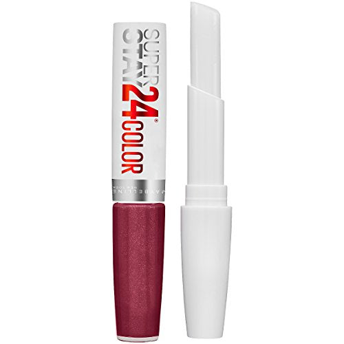 Maybelline SuperStay 24 2-Step Liquid Lipstick Makeup, Unlimited Raisin, 1 kit