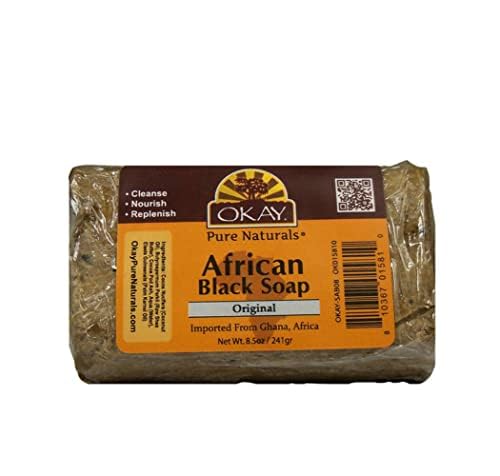 OKAY AFRICAN BLACK ORIGINAL SOAP 8.5oz / 241gr