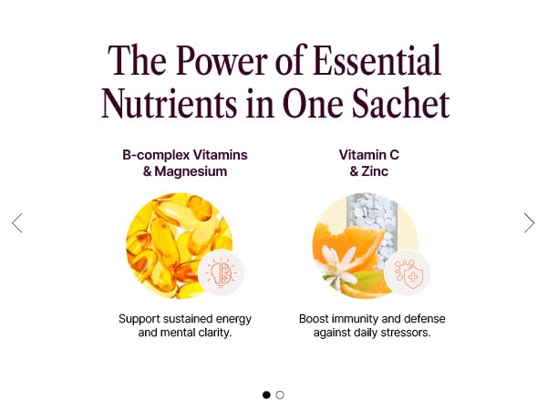 BeMe Be Vitalized Liquid Multivitamin for Women - Daily Liquid Vitamins & Minerals, A, B-Complex, C, D, E, K, Calcium, Zinc, Magnesium, Women's Health & Wellness Supplement Drink (15 Sachets, Orange)