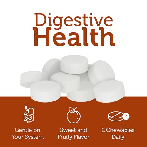 Zahler AfterMeals Digestive Enzymes for Digestion Health - Chewable Fruit-Based Digestive Enzymes for Women & Men with The Power of Papaya and Pineapple - Kosher Gluten Free Made in USA (100 Tablets)