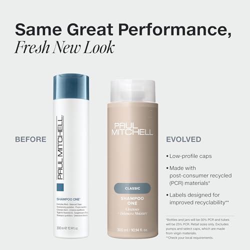 Paul Mitchell Shampoo One, Cleanses + Balances Moisture, For All Hair Types, 33.8 fl. oz.