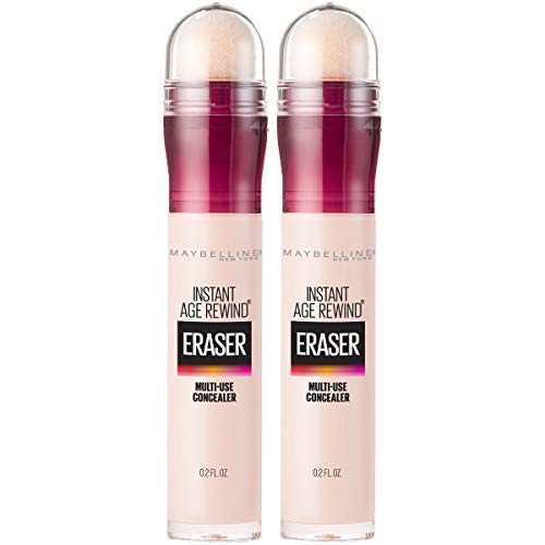 Maybelline Instant Age Rewind Eraser Dark Circles Treatment Multi-Use Concealer, Fair, 0.2 Fl Oz (Pack of 2)