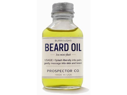 Prospector Co. Beard Oil 1oz Mini Flask by Burroughs