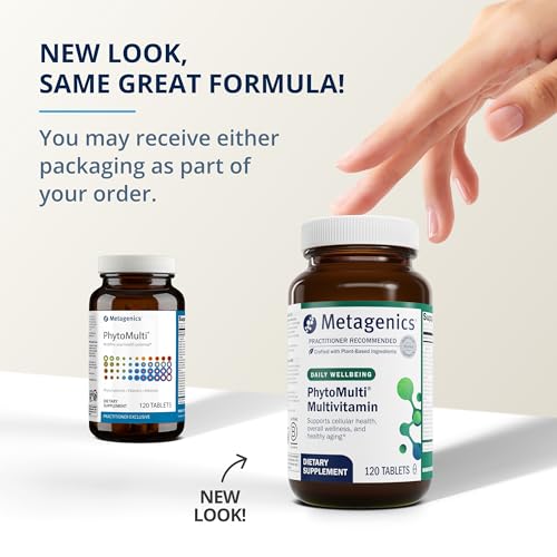 Metagenics PhytoMulti Multivitamin Without Iron - Daily Multivitamin for Overall Health & Aging - 20+ Essential Vitamins & Minerals - with Vitamin B6, Lutein, Zeaxanthin & More - 120 Tablets
