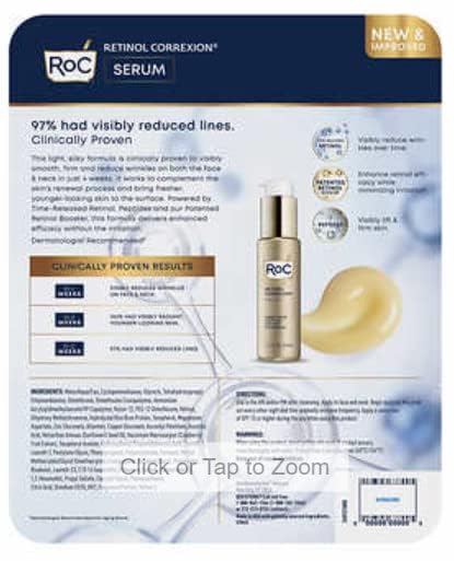 Roc retinol correxion serum - firms & reduces of wrinkles 1.0 fl oz, 2 Pack
