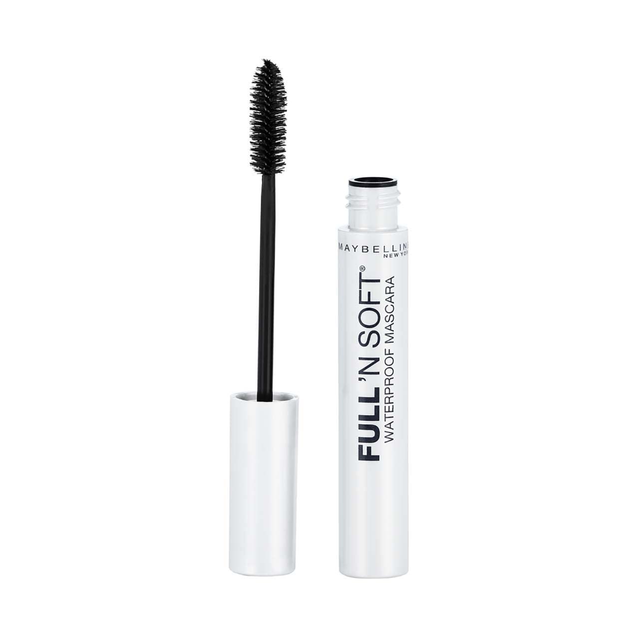 Maybelline Full 'N Soft Waterproof Mascara, Very Black [311], 0.28 oz (Pack of 2)