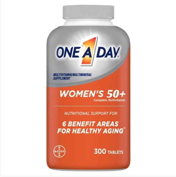 One Day Women's 50+ Healthy Advantage Multivitamin, 300 Tablets Bundle - Gluten Free, Vitamins, Herbals & Dietary Supplements for Health