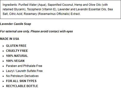 Dr. Woods Pure Lavender Castile Soap, 16 Ounce