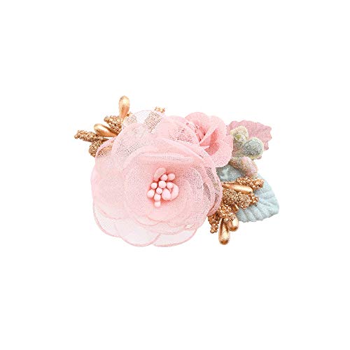 Flower Hair Clips Set-Cherrboll 3pcs Floral Hair Bow Accessories for Baby Girl Toddles Teen Gifts