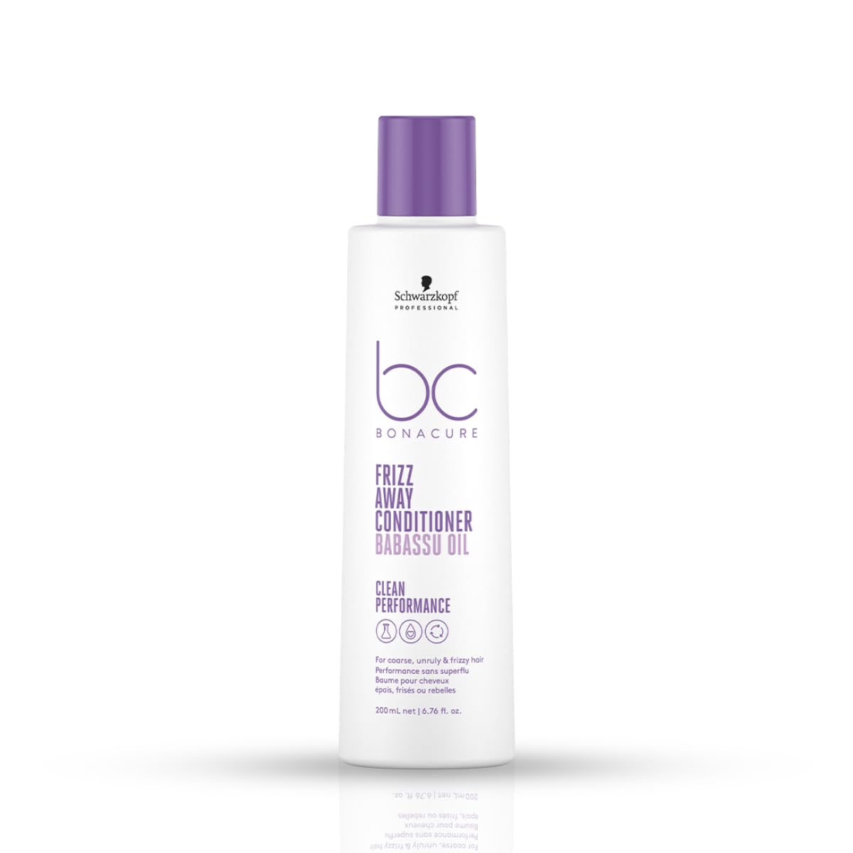 Schwarzkopf Professional Bonacure Frizz Away Fresh Conditioner With Babassu Oil-200 Ml,1 Count