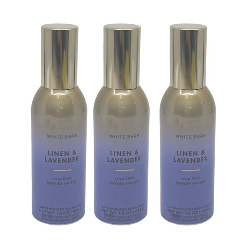 Bath & Body Works Linen & Lavender Concentrated Room Spray 1.5oz each - Pack of 3
