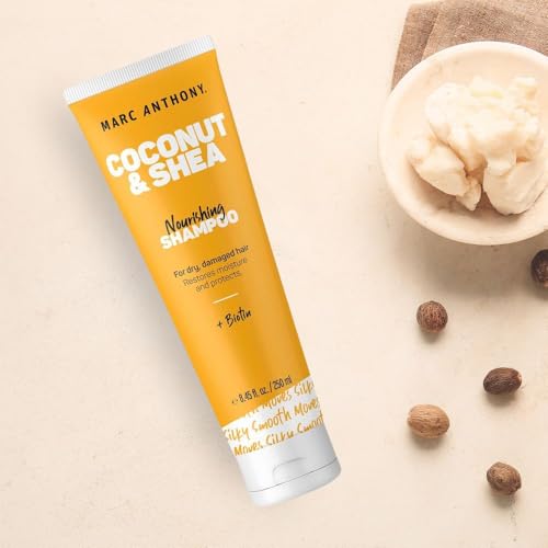 Marc Anthony Oil Shea Butter Hydrating Shampoo Ounces, Coconut, 8.4 Fl Oz