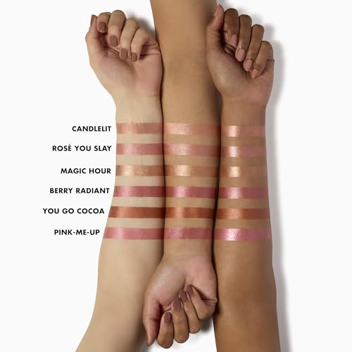 e.l.f. Halo Glow Blush Beauty Wand, Liquid Blush Wand For Radiant, Flushed Cheeks, Infused With Squalane, Vegan & Cruelty-free, Pink-Me-Up