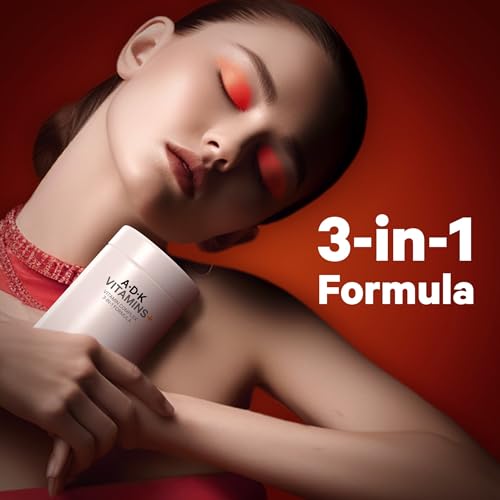 Codeage ADK Vitamins Supplement - Essential Vitamin A, Vitamin D3 5000 IU, Vitamin K1 & K2 (MK4 & MK7) - 6-Month Supply - A D K Vitamins, 1 Capsule per Serving, Non-GMO, Gluten-Free - 180 Capsules