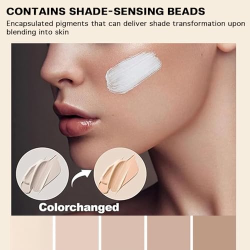 VBEYD Foundation 4 in 1 - Color Changing, Medium Coverage, SPF 50, Hypoallergenic, Long-lasting & Waterproof, Neutral Finish - 1.06 fl oz