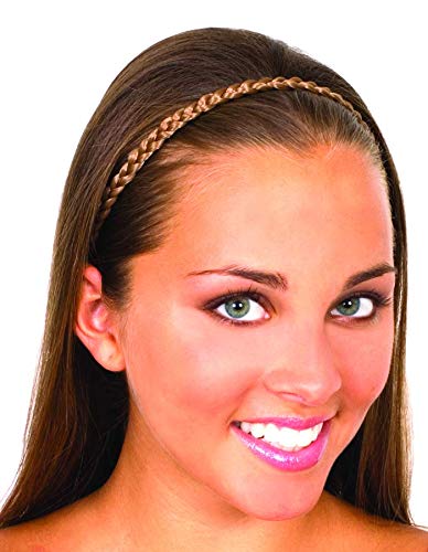 Mia Beauty Thin Braidie Head Band, Light Brown, 0.05 Ounce by Mia Beauty