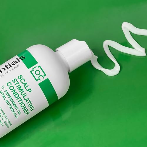 LOCssentials Scalp Stimulating Conditioner for Dreadlocks - Professional Dreadlock Conditioner for Locs, Interlocks, Sisterlocks, Microlocs, Twists - with Peppermint Oil & Botanicals - Silicone-Free