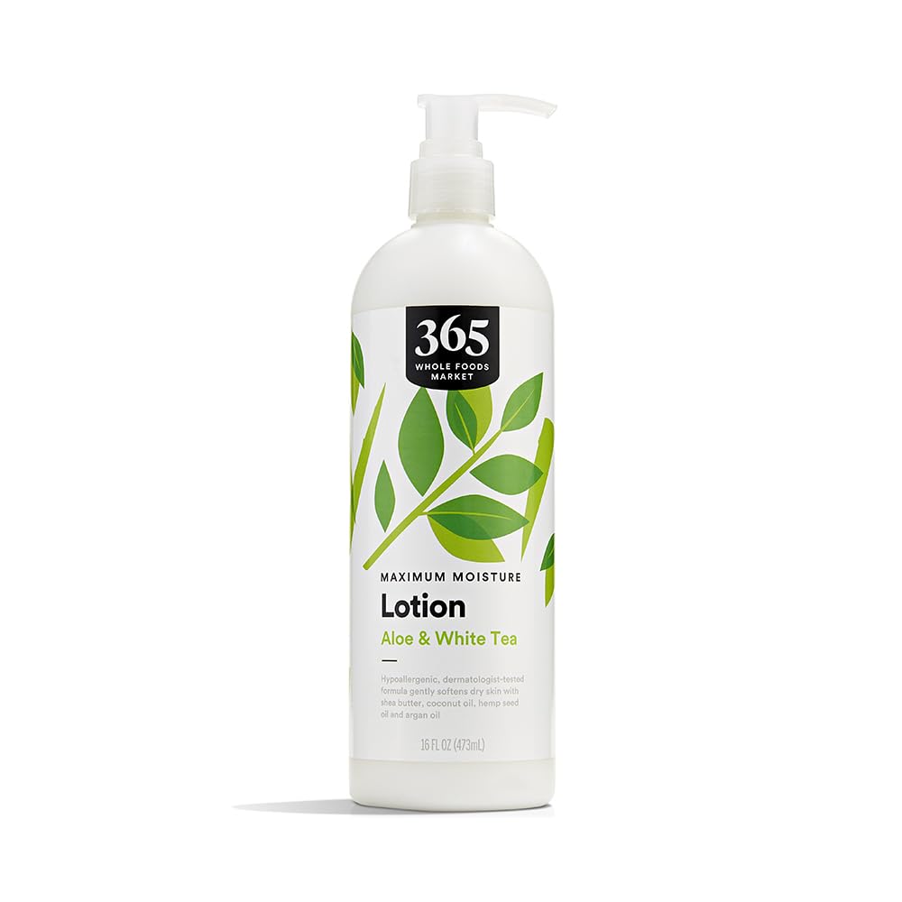 365 by Whole Foods Market, Lotion Maximum Moisture Aloe & White Tea, 16 Ounce