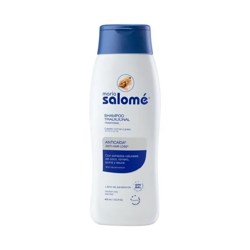 Maria Salome Hair Loss Prevention kit of Shampoo 13.5 fl.oz. - Conditioner 13.5fl.oz. - Lotion 11.8 fl.oz. Natural Products for Thinning Hair