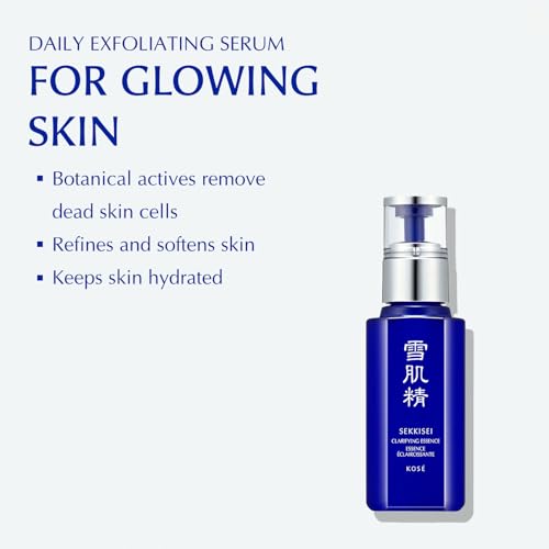 SEKKISEI Clarifying Essence, Daily Exfoliating Serum, 2.5 Ounce