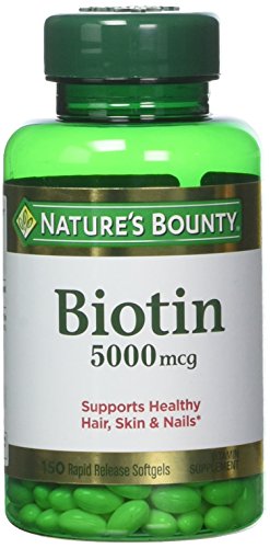 Nature's Bounty Biotin 5000 mcg, 60 Quick Dissolve Tablets (Pack of 2)