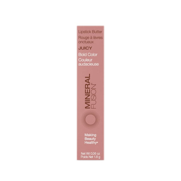 Mineral Fusion Lipstick Butter, Juicy, .14 Ounce by Mineral Fusion