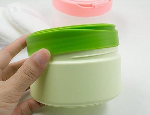 happyupticy 1PCS Empty Baby Body Powder Case with Powder Puff