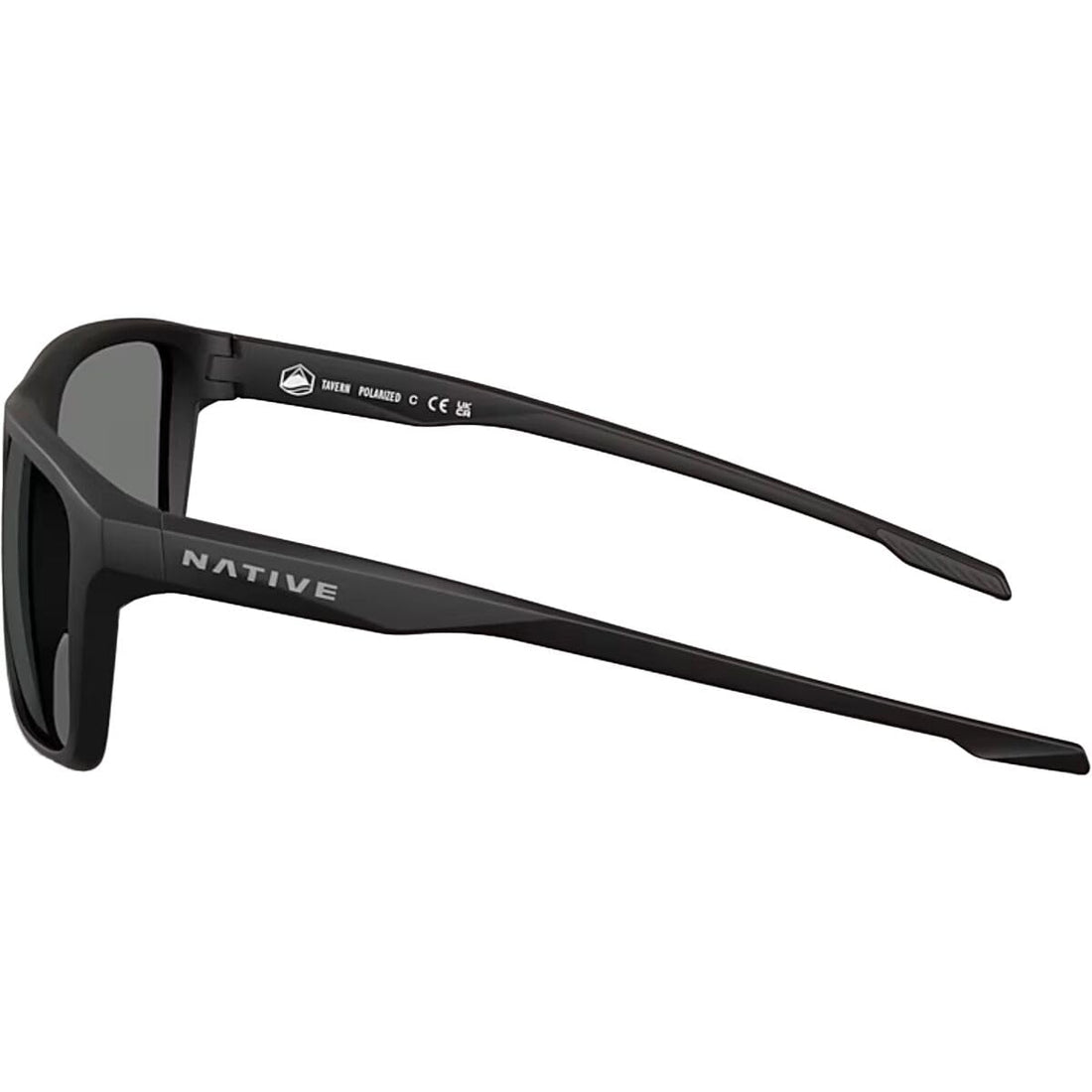 Native Eyewear XD9043 Tavern Sunglasses, Matte Black/Grey Polarized, 57 mm
