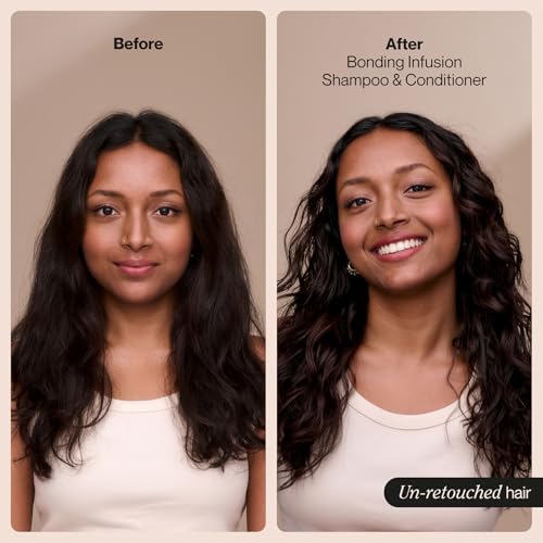 Suave Shampoo and Conditioner Set, Bonding Infusion, Restorative Treatment for Dry, Damaged Hair, 12.6 Oz Ea