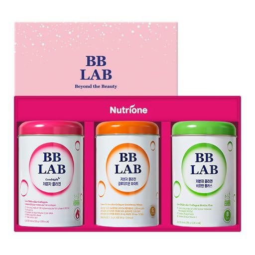 BB LAB Spring Limited Set of Low Molecular Korean Collagen Powder Stick Supplement, Gift Set for Mom, Korean Marine Collagen, Fish Collagen Peptides, Vitamin C, Glycine, Fast Absorption
