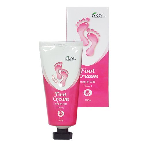 Ekel Rose Foot Cream 3.38Oz Moisturizing Nutrition Elasticity Refreshing