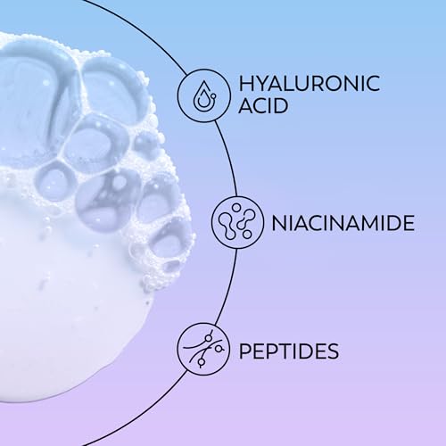 Olay Regenerist Hyaluronic + Peptide 24 Face Wash, Fragrance-Free, 5.0 o